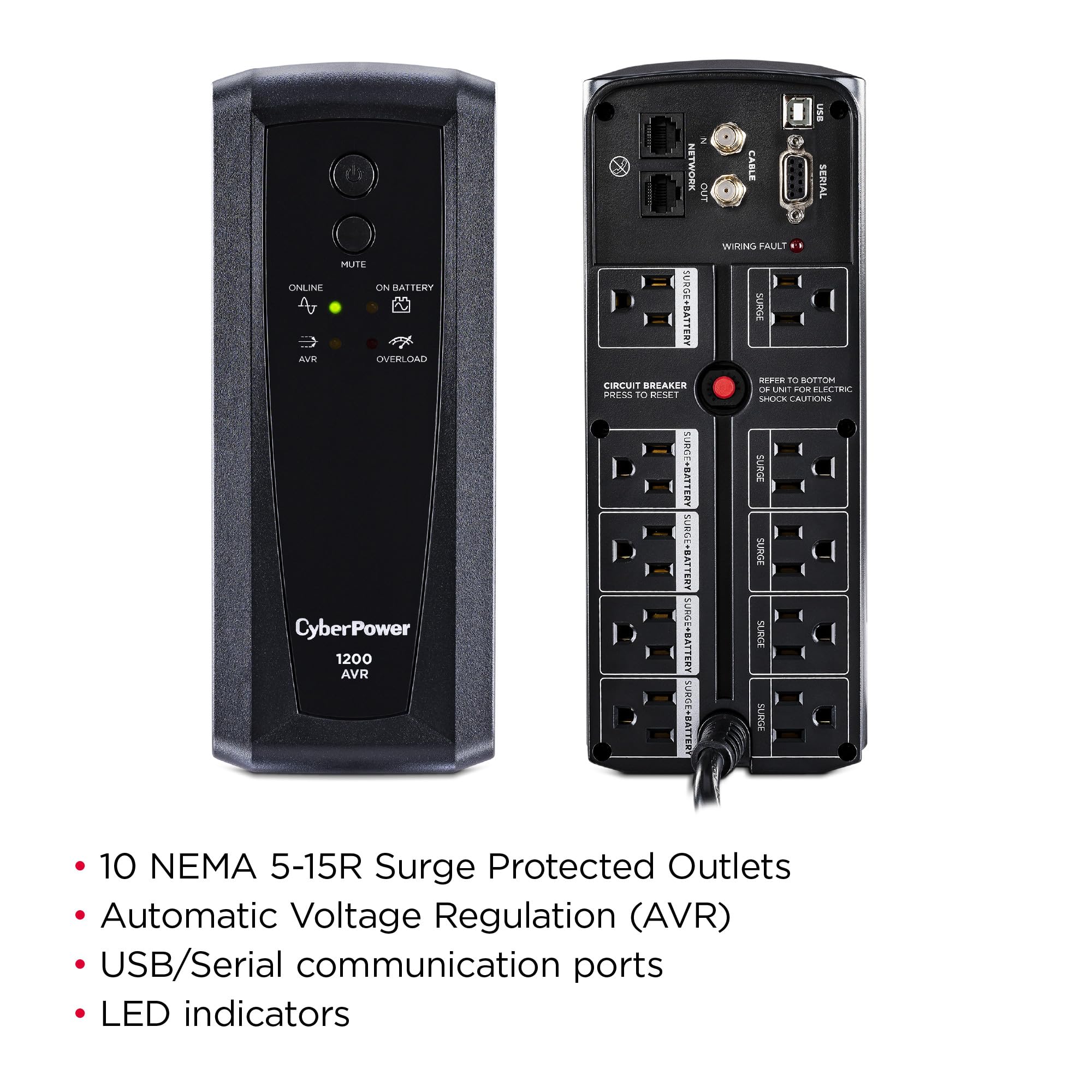 Amazon | 1200VA 720W UPS w AVR | CyberPower | 無停電電源装置 通販